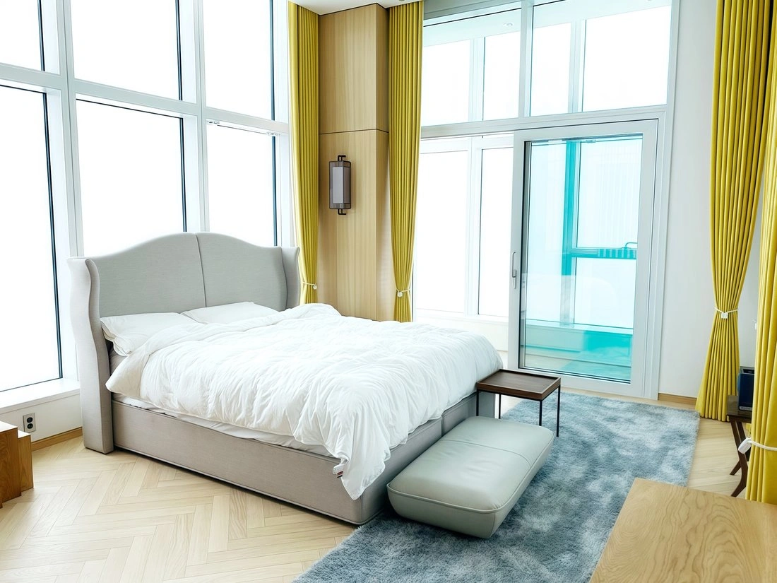 Пентхаус 4+1 с высокими потолками в Пусане, Южная Корея