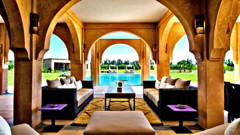 Привлекательная вилла 12+1 в Марракеше, Марокко