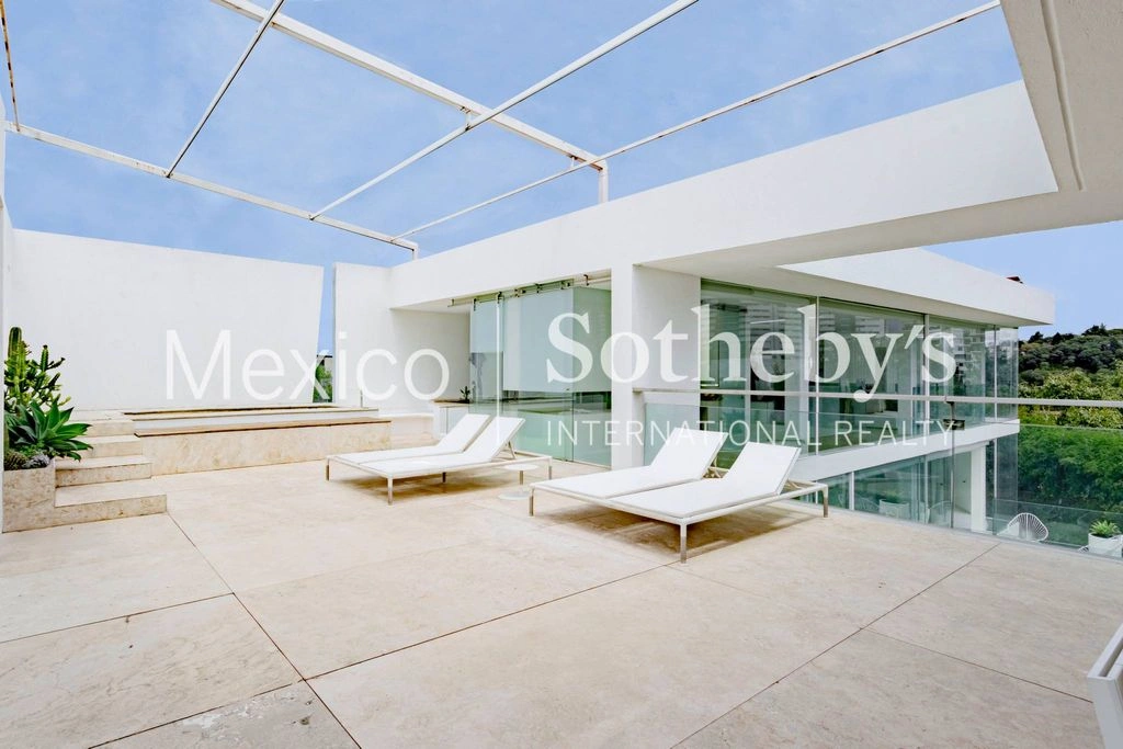 Роскошный архитектурный дом с 4 спальнями в Мехико, Мексика