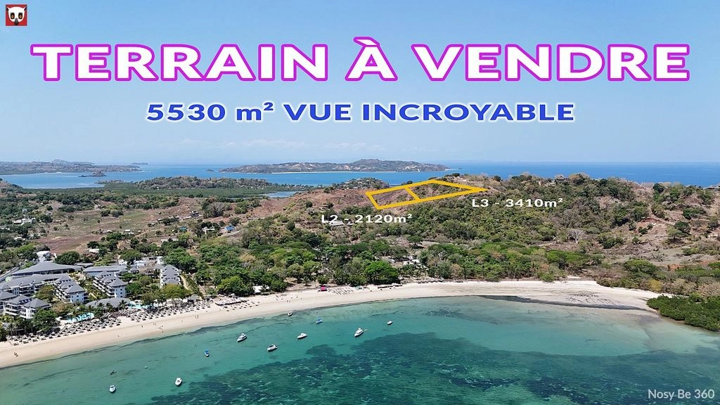 Просторный участок площадью 5530 м² на Нуси-Бе, Мадагаскар
