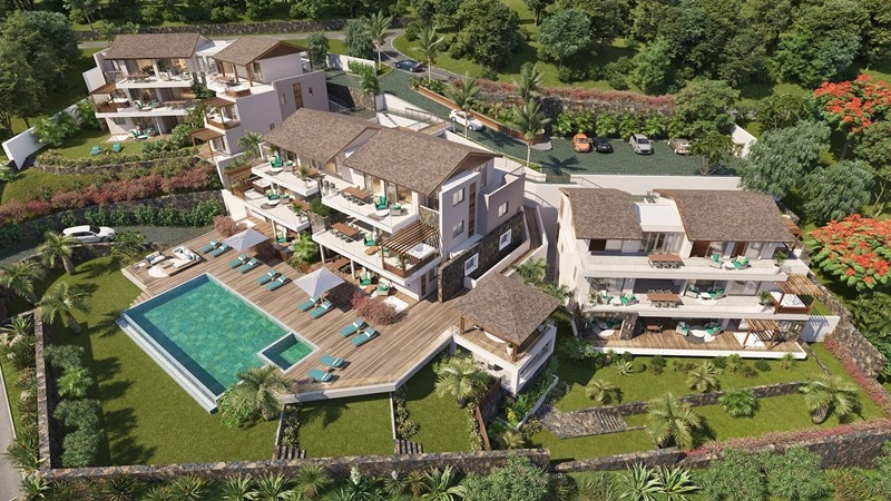 Просторные апартаменты 180 m2 в Grande Riviere Noire, Маврикий