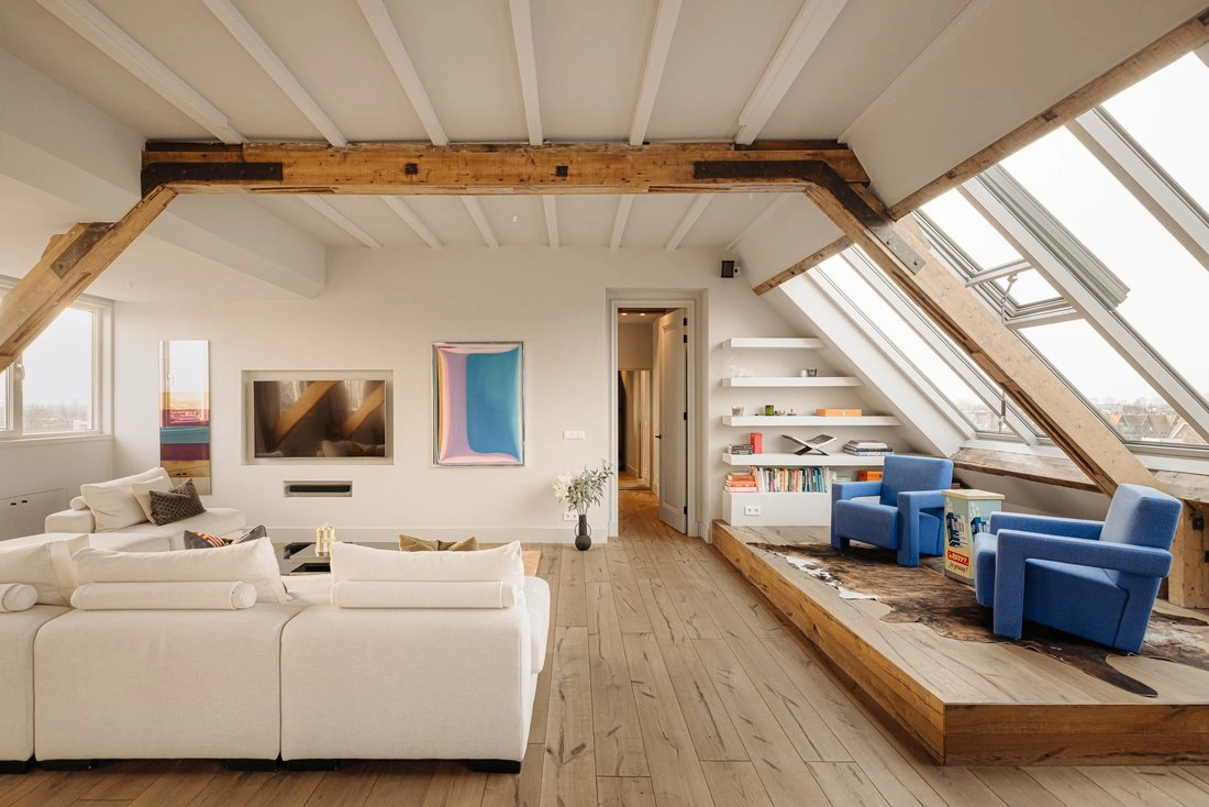 Просторный пентхаус с тремя спальнями в Амстердаме, Нидерланды