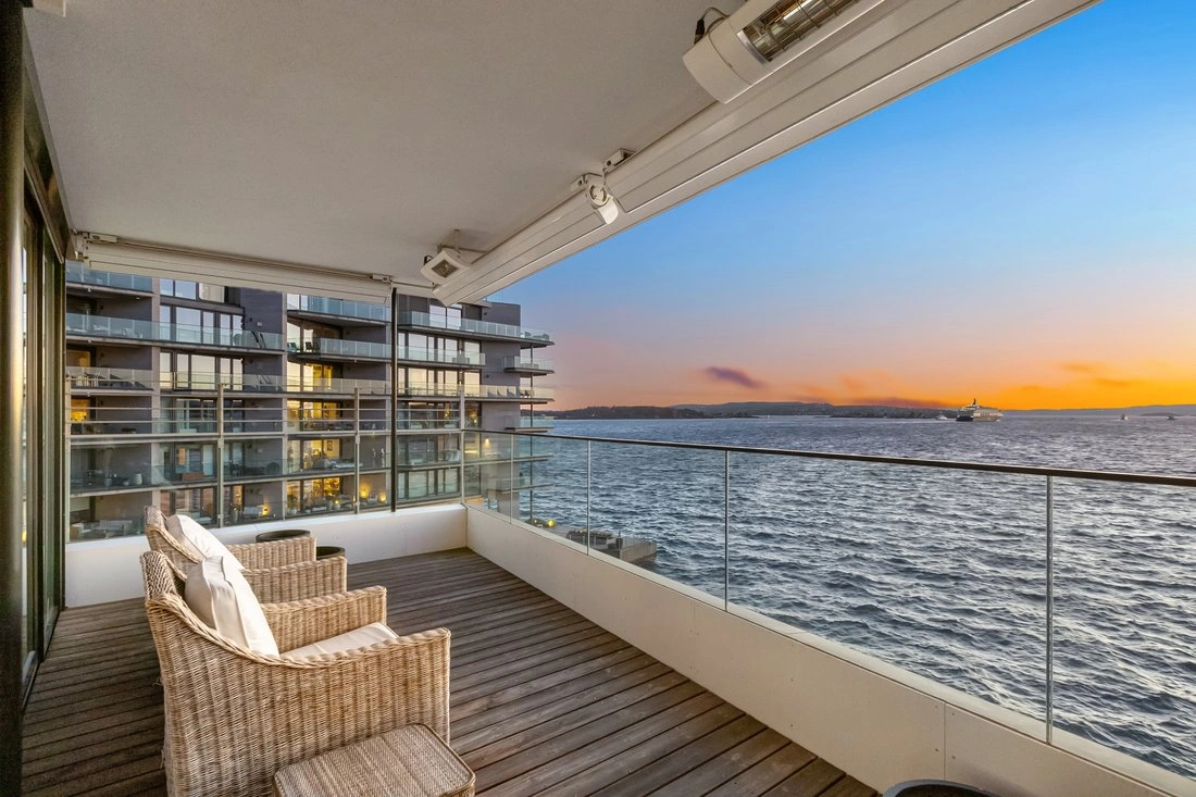 Престижная квартира площадью 167 м² с видом на море в Осло, Норвегия