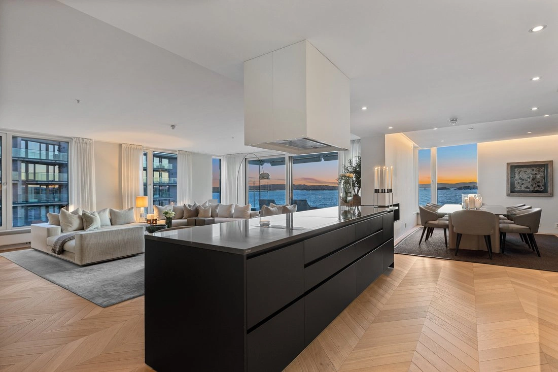 Престижная квартира площадью 167 м² с видом на море в Осло, Норвегия