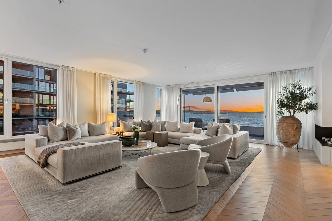 Престижная квартира площадью 167 м² с видом на море в Осло, Норвегия