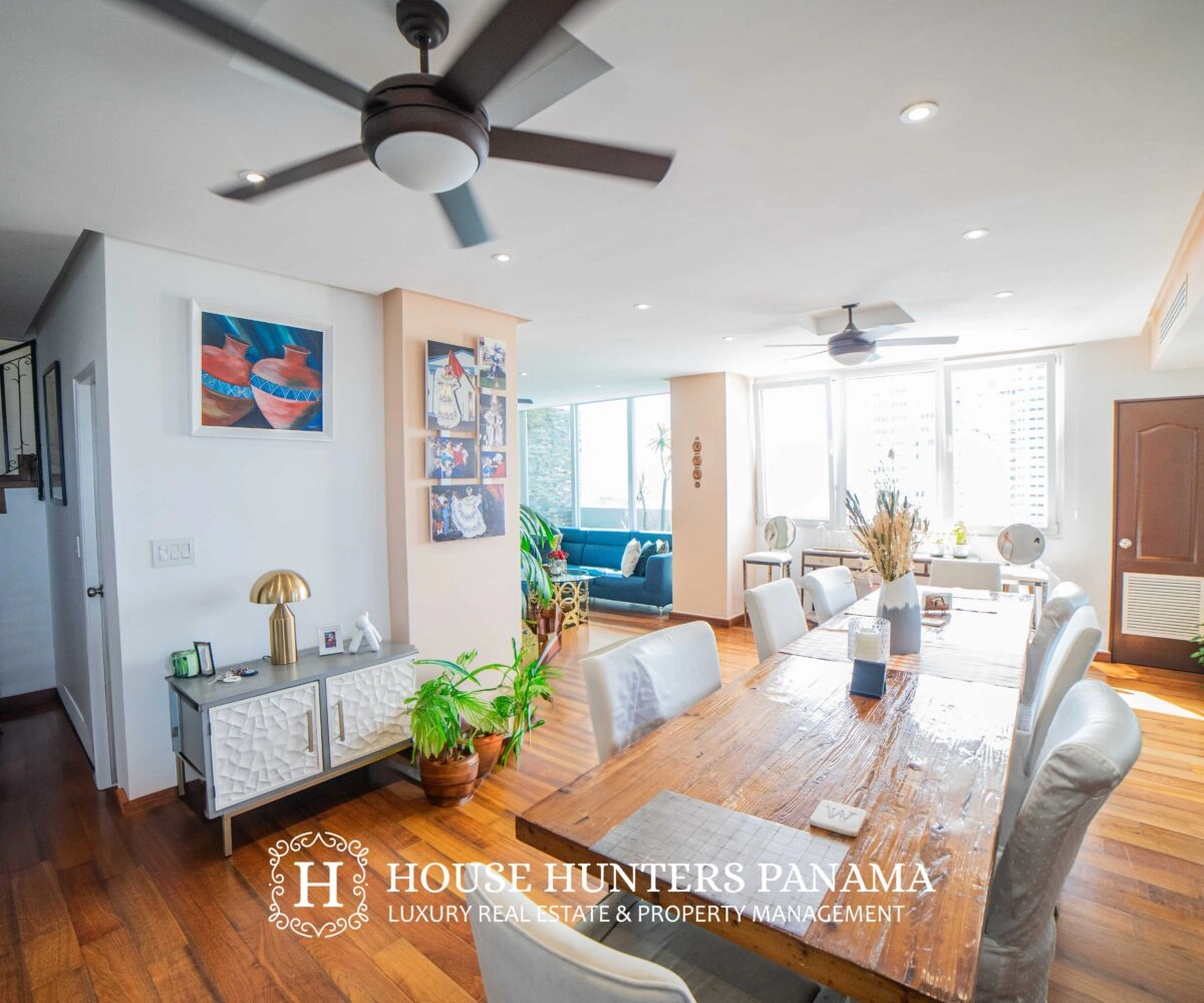 Уютный пентхаус с тремя спальнями в Панама‑Сити, Панама