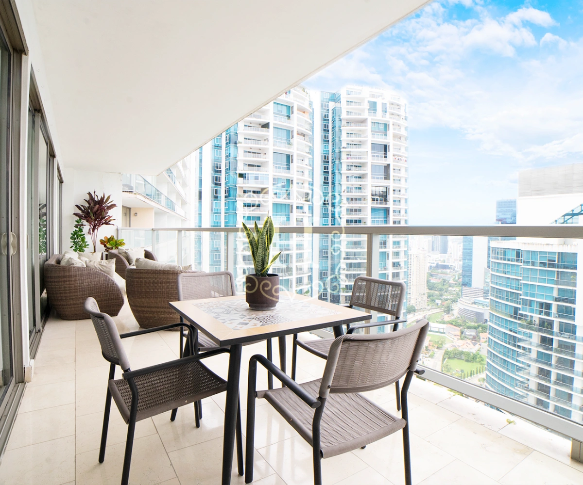 Просторная квартира с двумя спальнями в Панама‑Сити, Панама