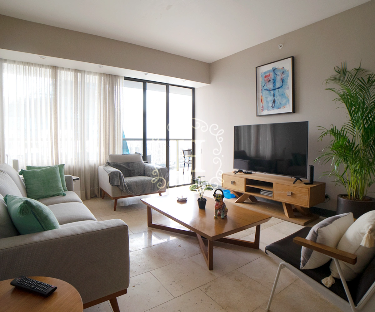 Просторная квартира с двумя спальнями в Панама‑Сити, Панама