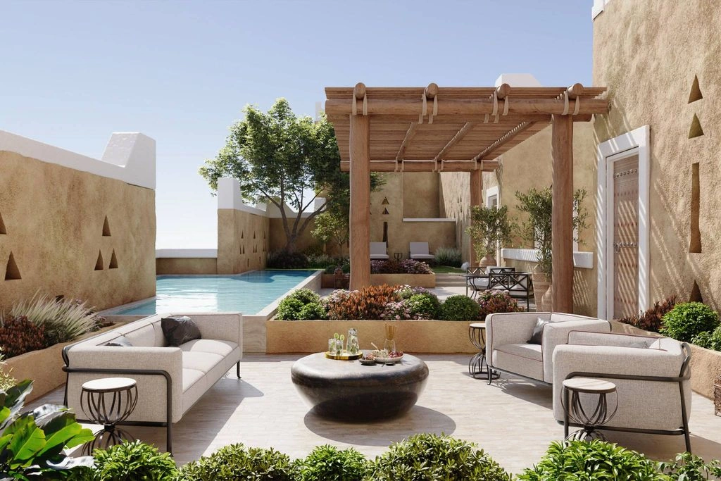 Уникальный дом площадью 2438 м² с бассейном в Рияде, Саудовская Аравия