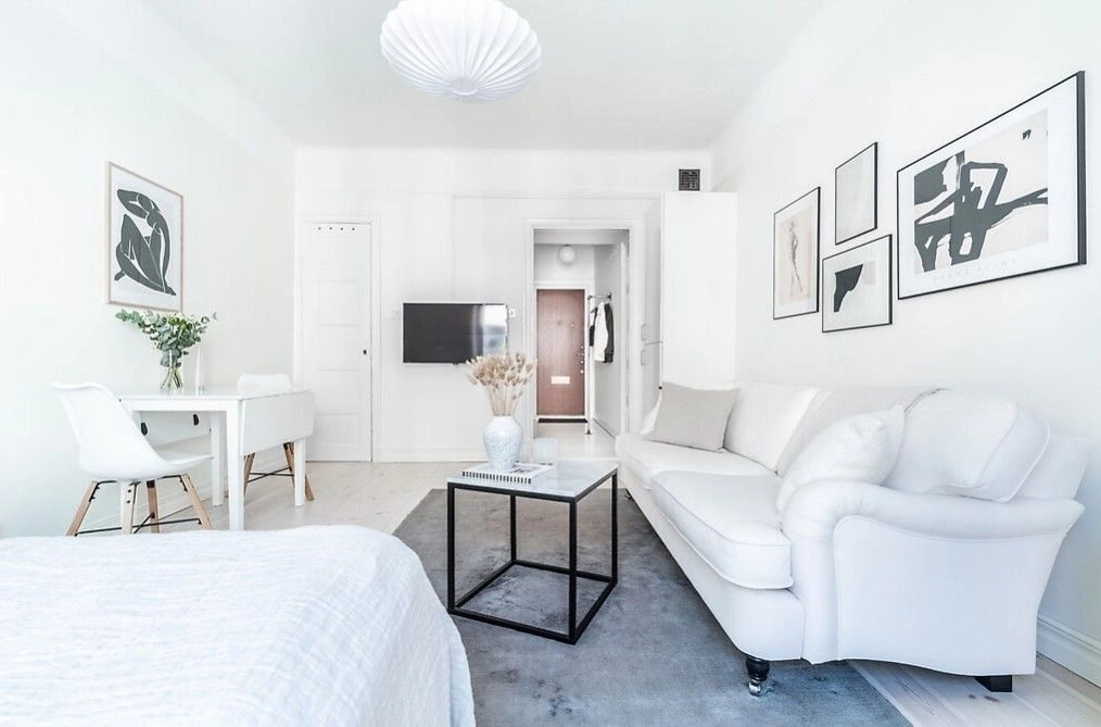 Светлая квартира с удобной планировкой в Стокгольме, Швеция