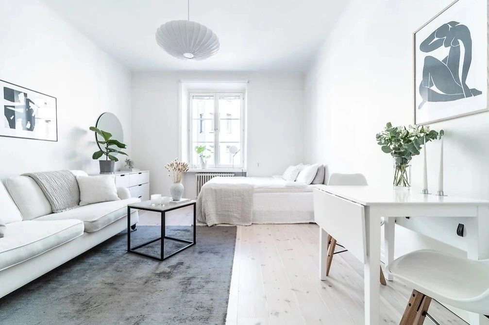 Светлая квартира с удобной планировкой в Стокгольме, Швеция