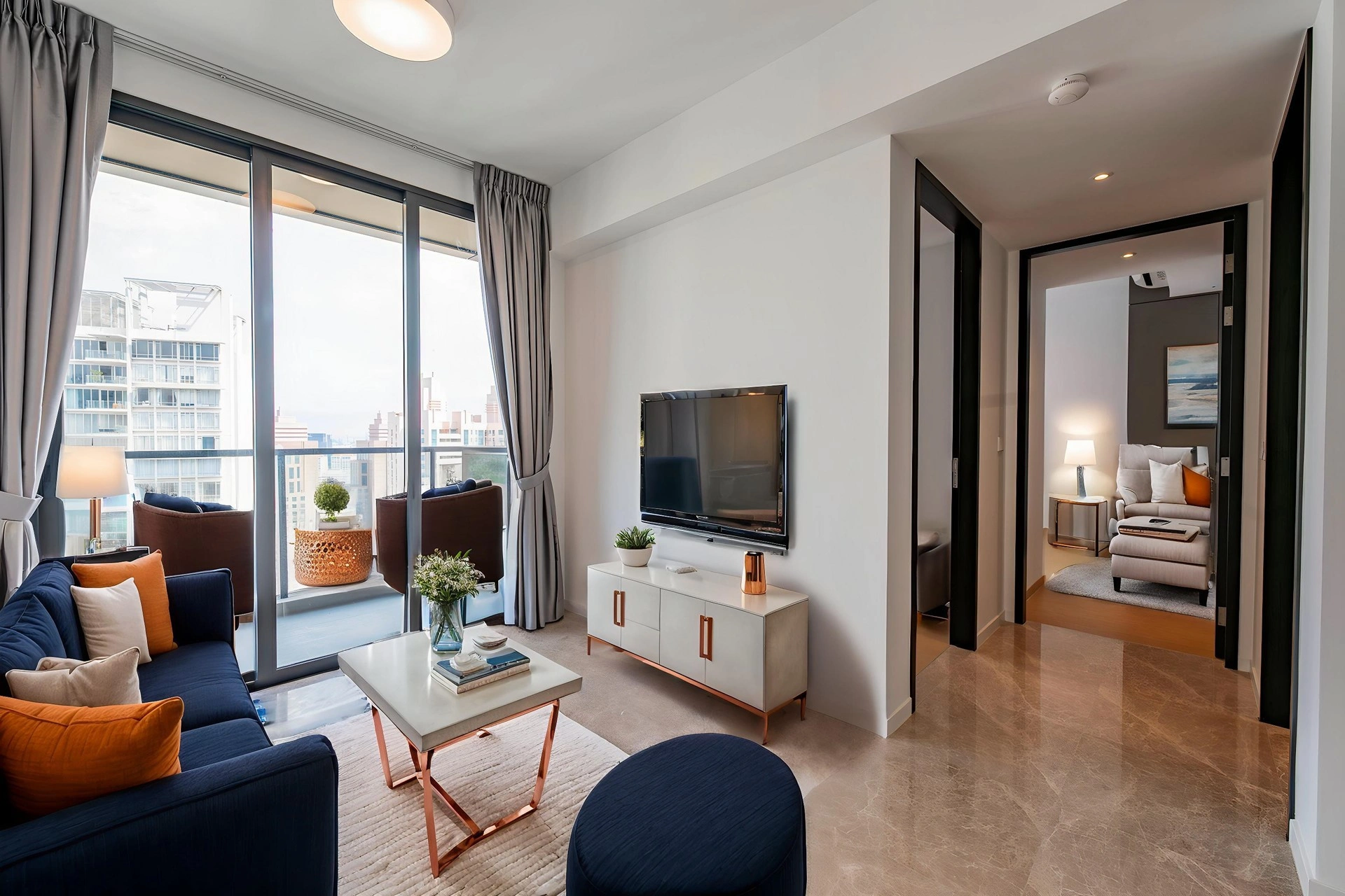 Красивая квартира 56 м² в Сингапуре (#OSg 20-07)