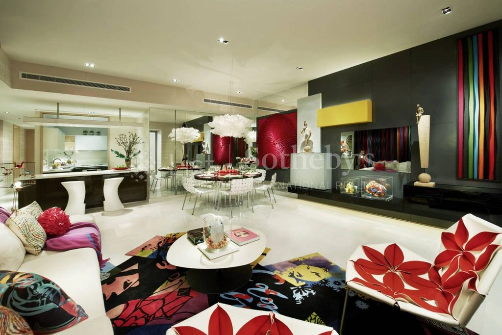 Светлая квартира 2+1 на Сентозе, Сингапур