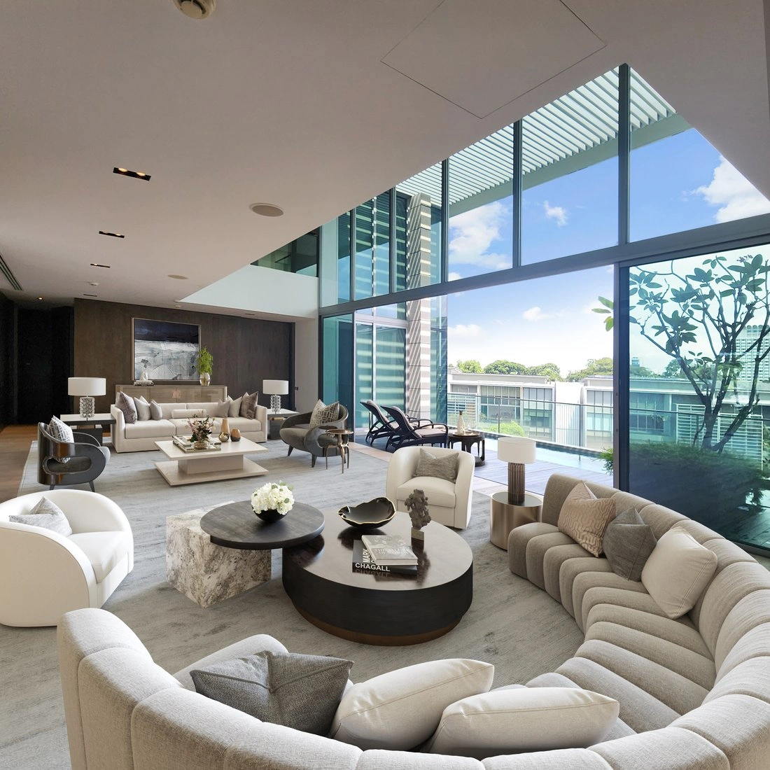 Пентхаус 4+1 в закрытом жилом комплексе в Сингапуре