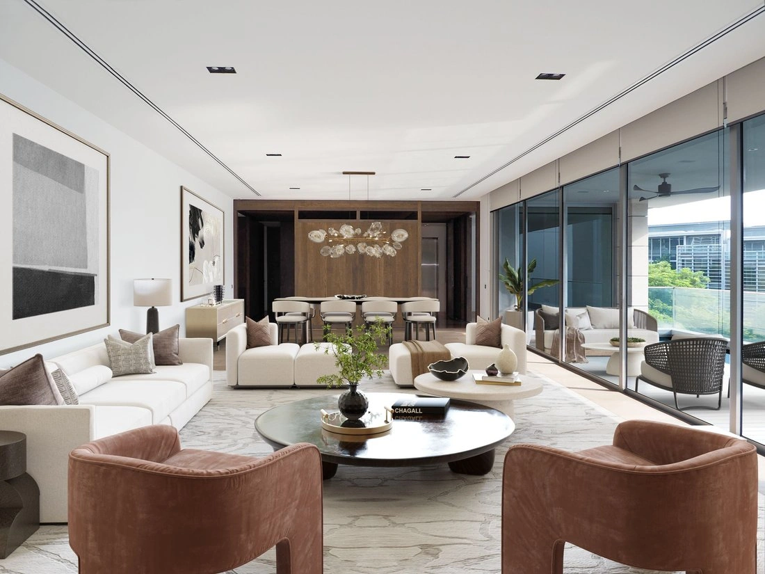 Квартира 4+1 с видом на город в Singapore City, Singapore