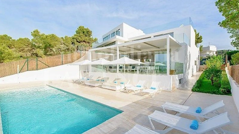 Вилла 13+1 с панорамным видом на Ибице, Испания