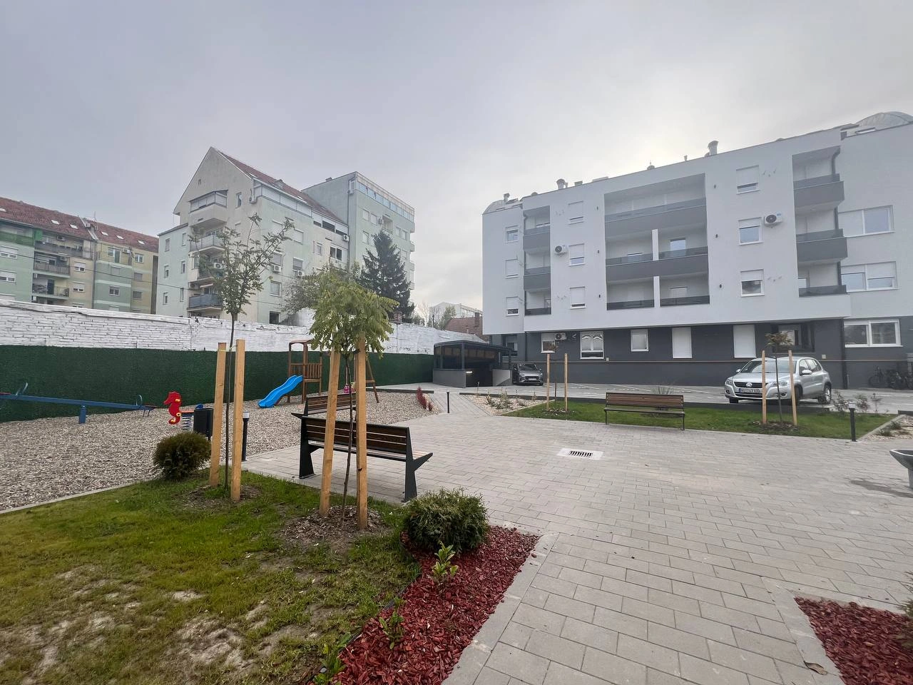 Однокомнатная квартира с террасой в Нови-Саде, Сербия