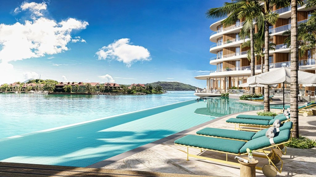 Светлая квартира 84 m2 на Сейшелах