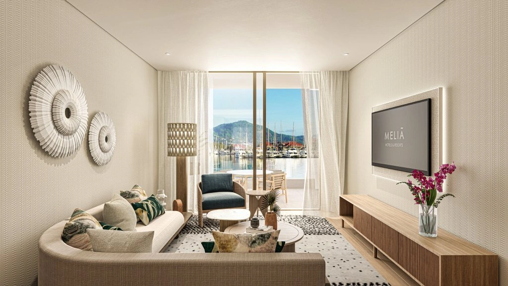 Светлая квартира 58 м² на Сейшелах