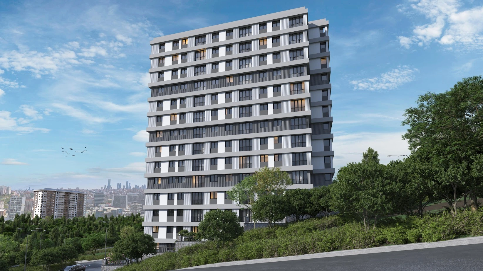 Светлая квартира в Стамбуле, Турция