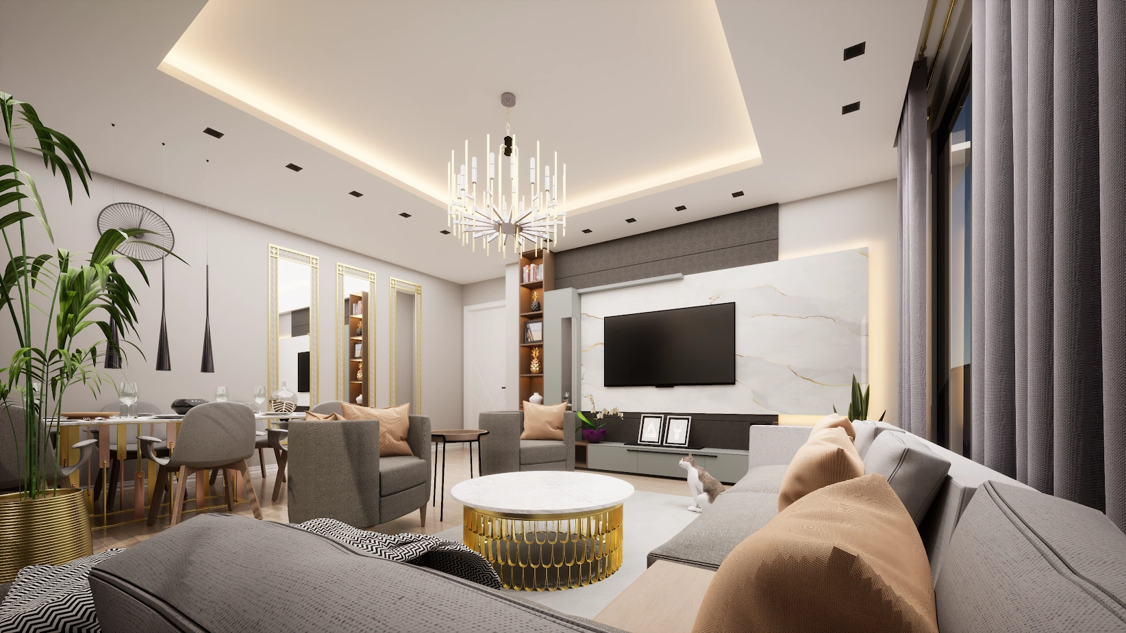 Квартира с видом на море в Стамбуле, Турция