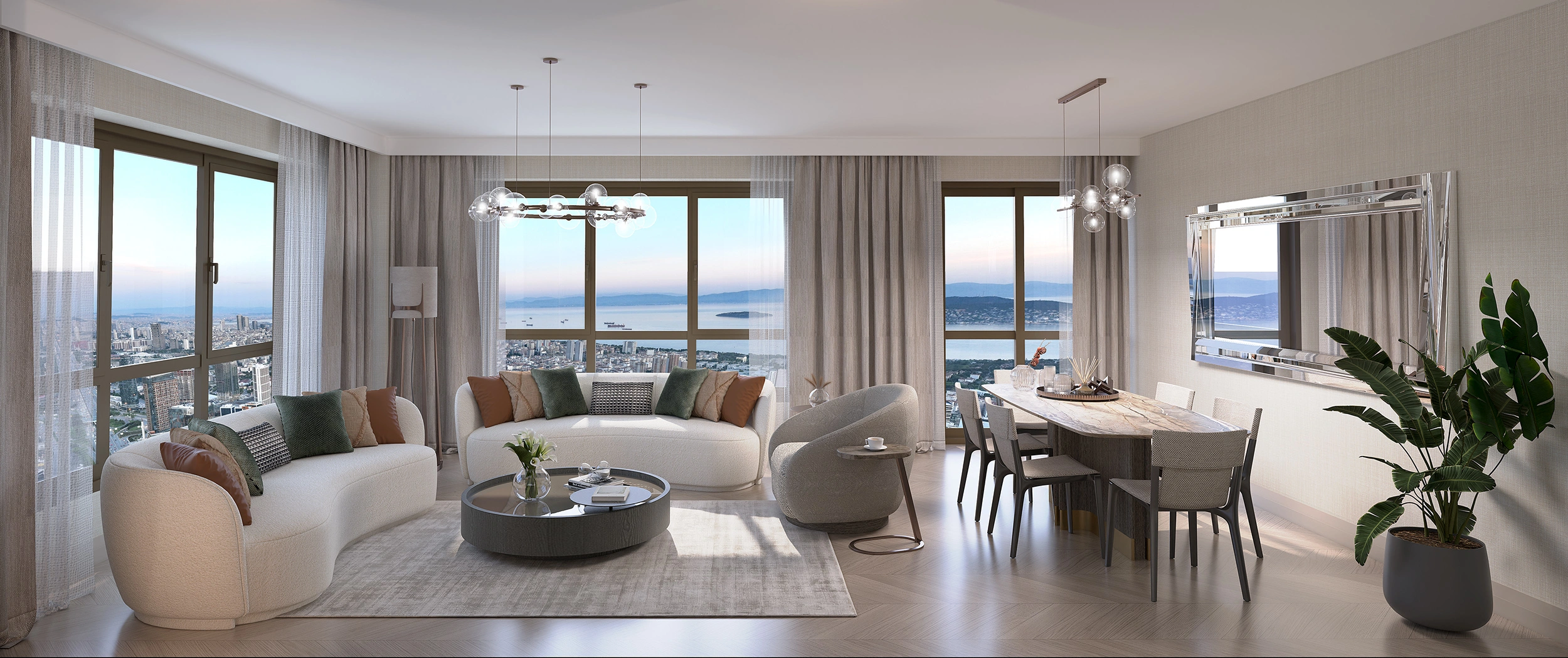 Светлая квартира в самом сердце Стамбула, Турция