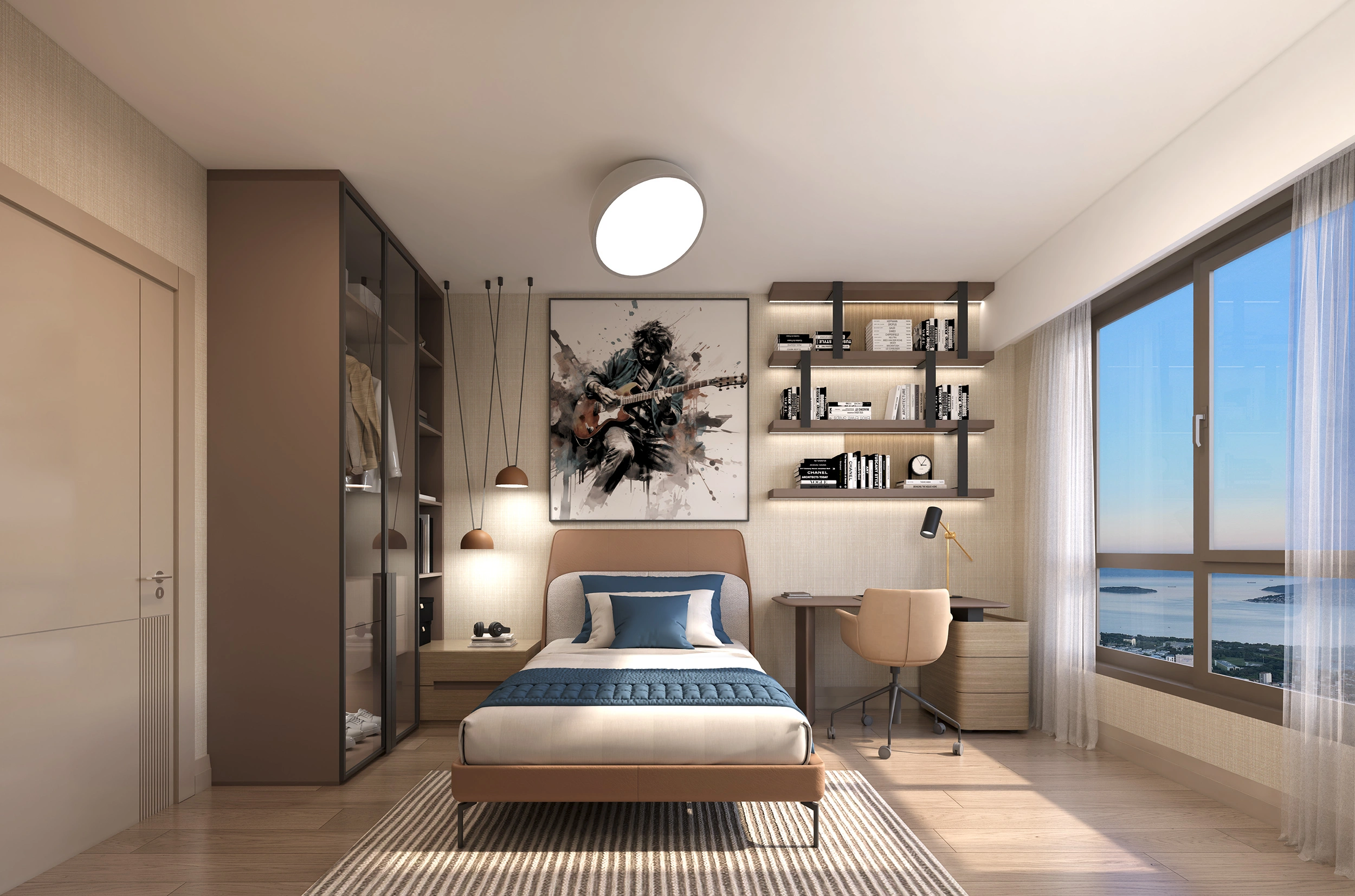 Светлая квартира в самом сердце Стамбула, Турция