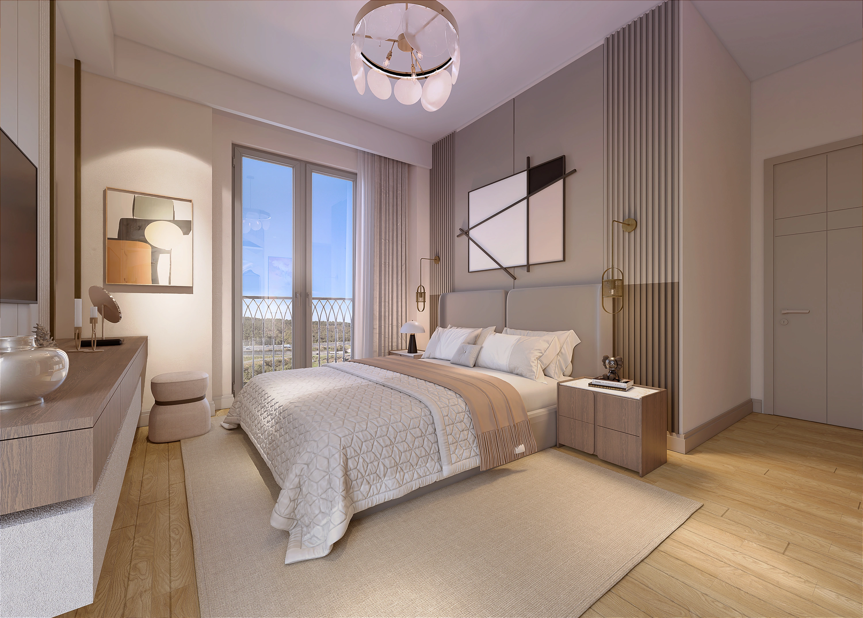 Современная квартира с панорамным видом в Стамбуле, Турция