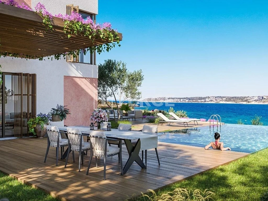 Просторная вилла с 6 спальнями в Чешме, Турция