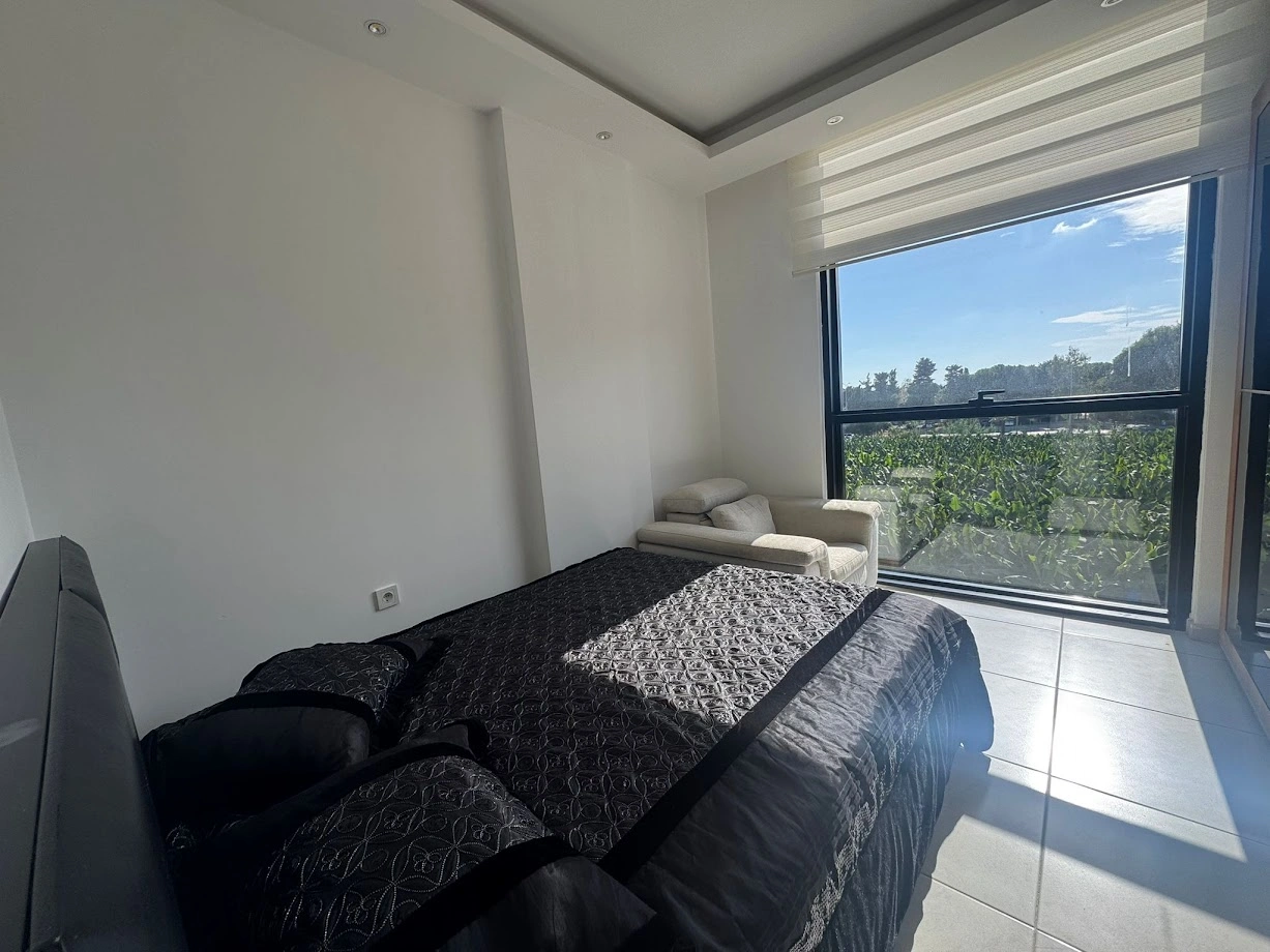 Светлая 1‑комнатная квартира в Аланье, Турция