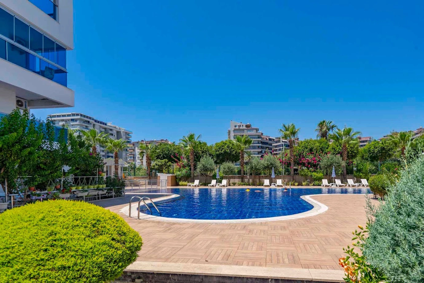 Однокомнатная квартира с балконом в Аланье, Турция