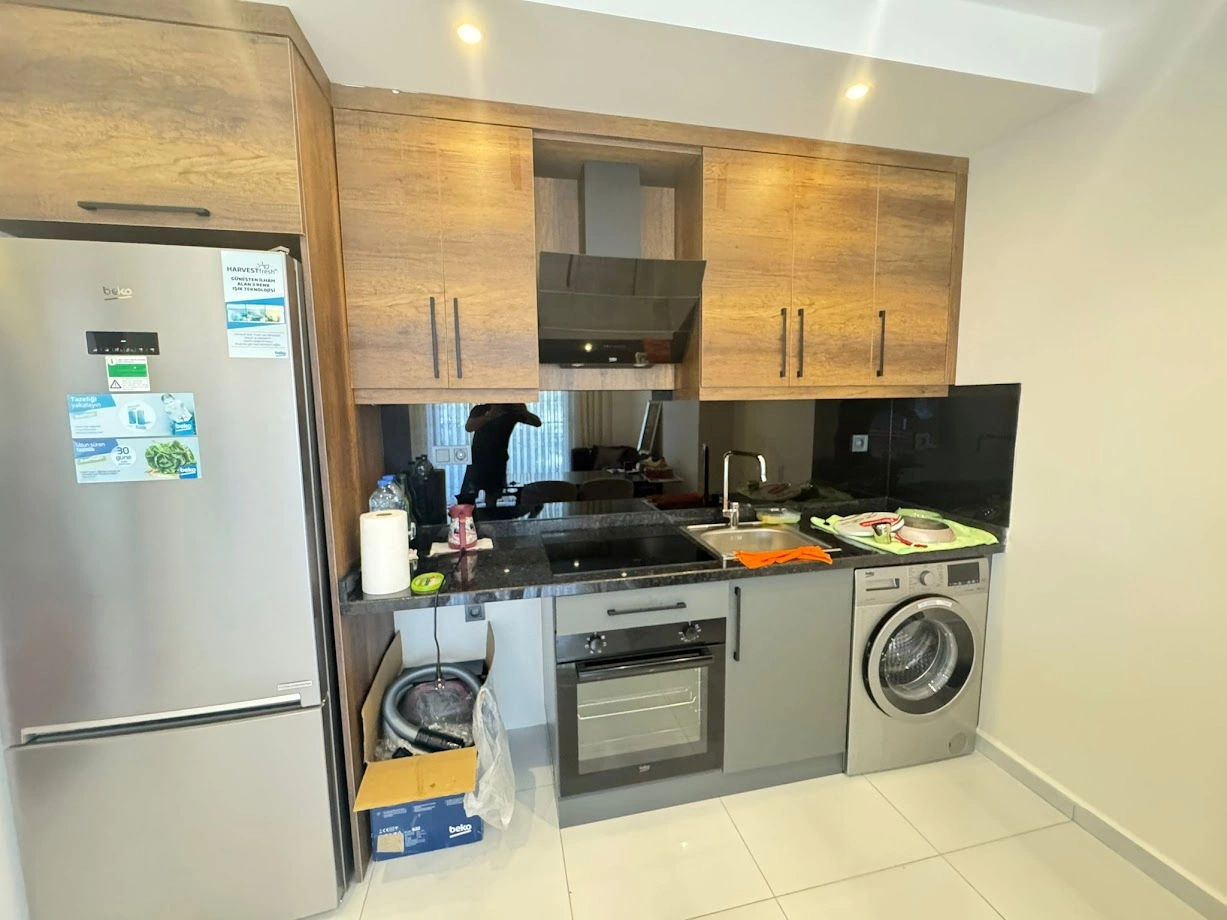 Квартира 55 m2 с балконом в Аланье, Турция