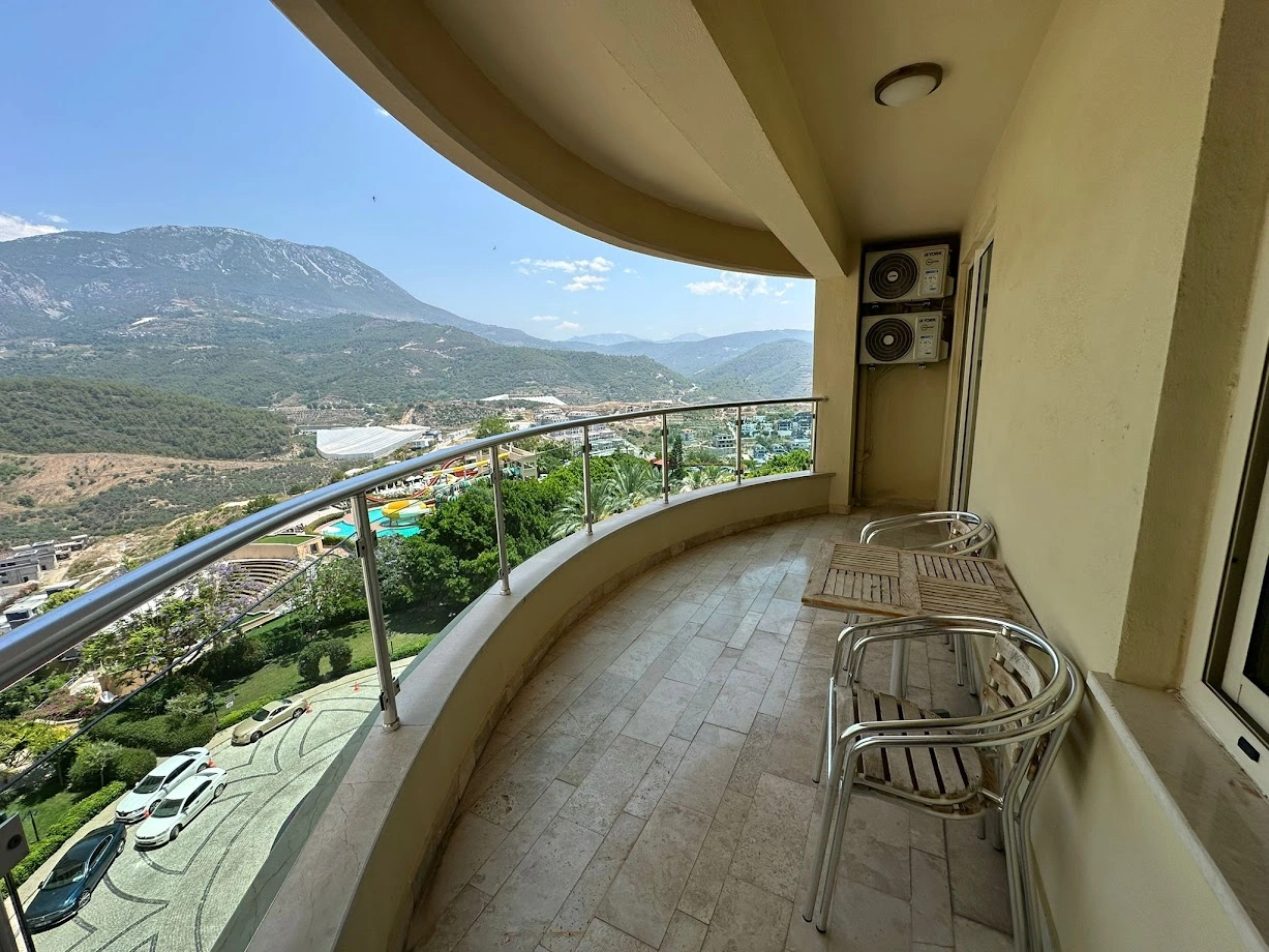 Квартира 2+1 с сауной и хаммамом в Аланье