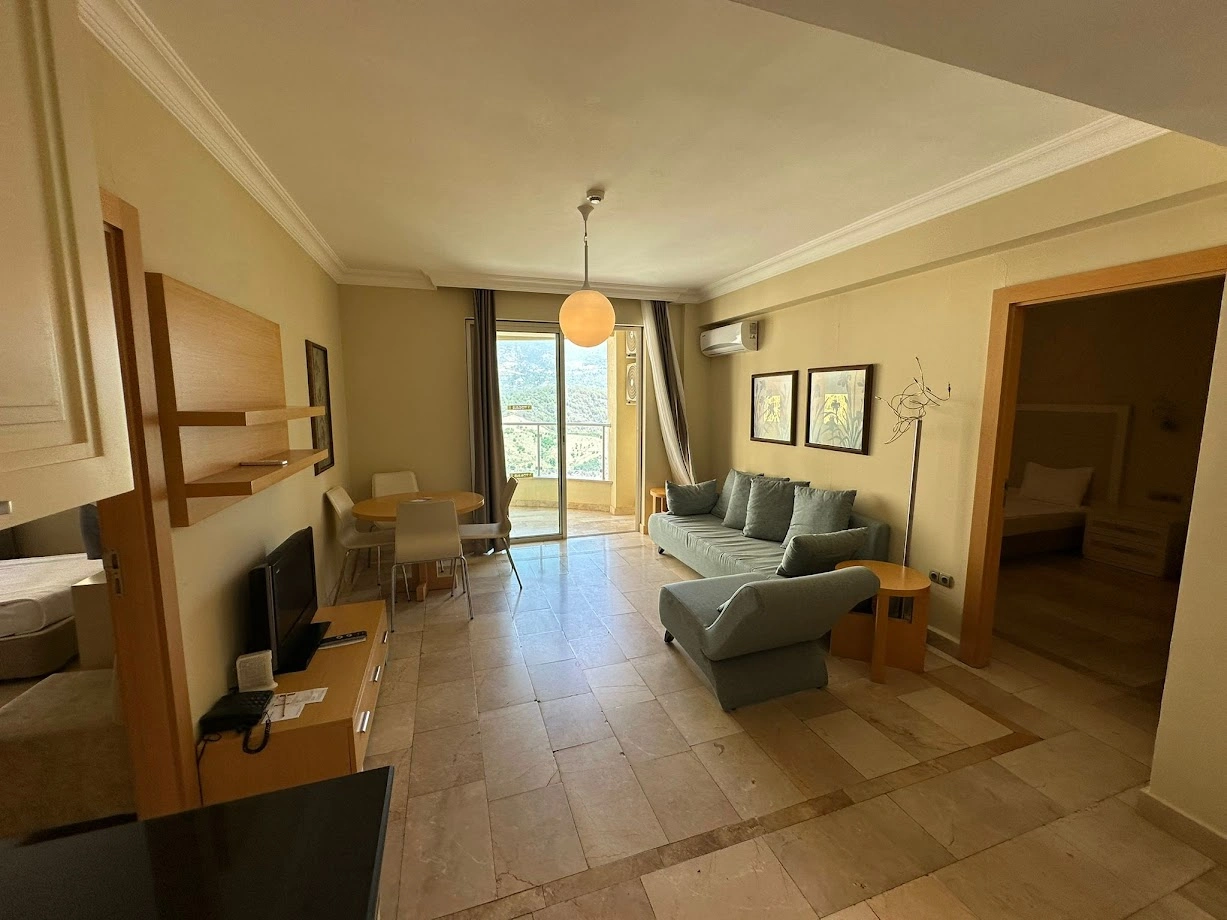 Квартира 2+1 с сауной и хаммамом в Аланье