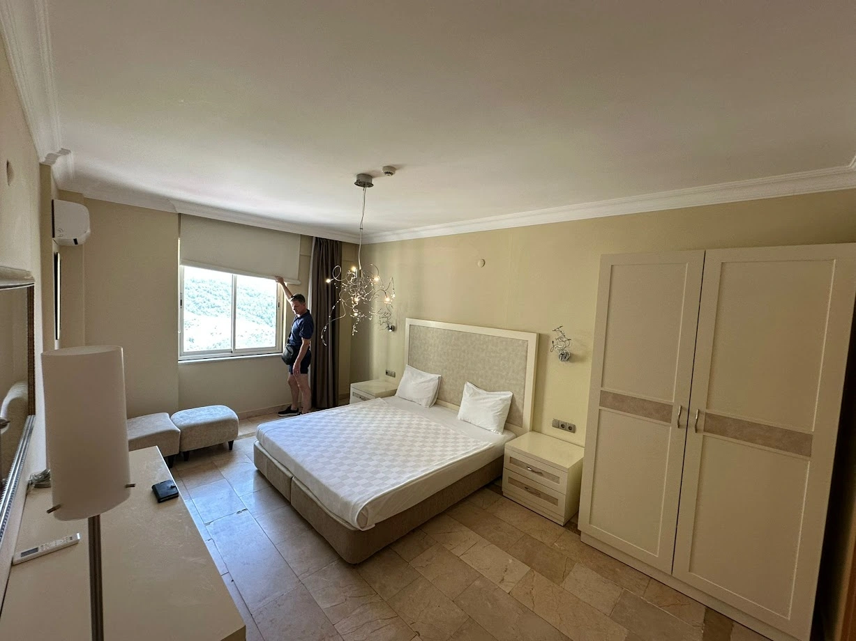 Квартира 2+1 с сауной и хаммамом в Аланье