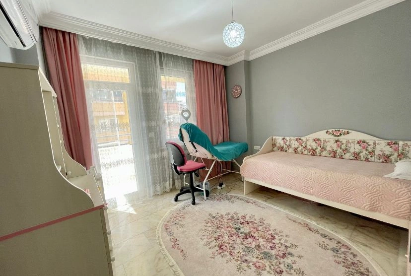 2-комнатная квартира с тренажёрным залом в Аланье, Турция