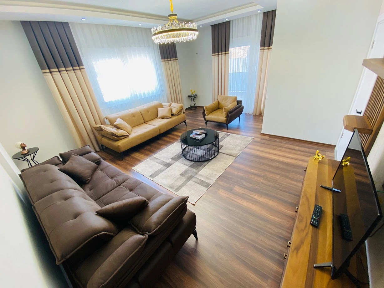 2‑комнатная квартира с детской площадкой в Алании, Турция