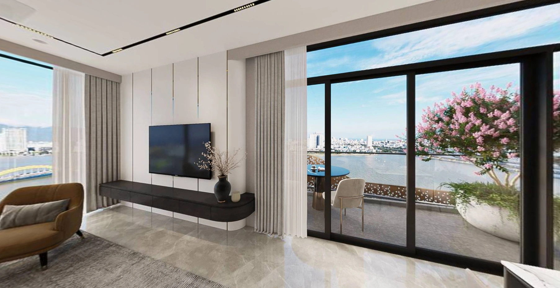 Роскошная студия в современном жилом комплексе в Дананге