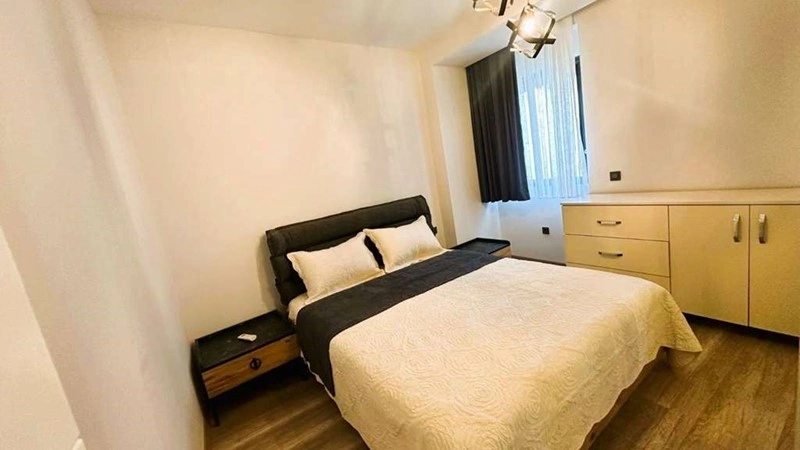 Меблированная квартира площадью 55 м2 на берегу моря в Мармарисе, Турция