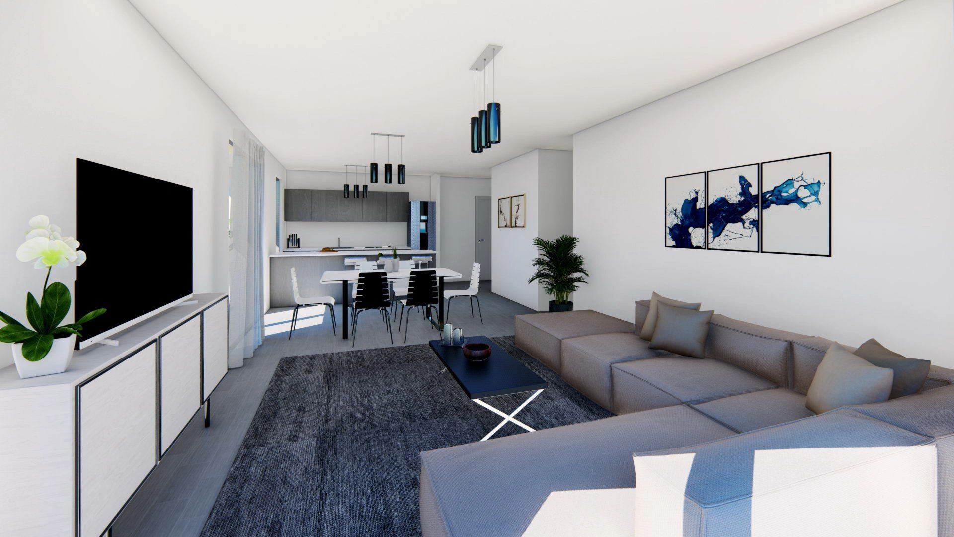 Комплекс в европейском стиле в районе Пафоса, Кипр