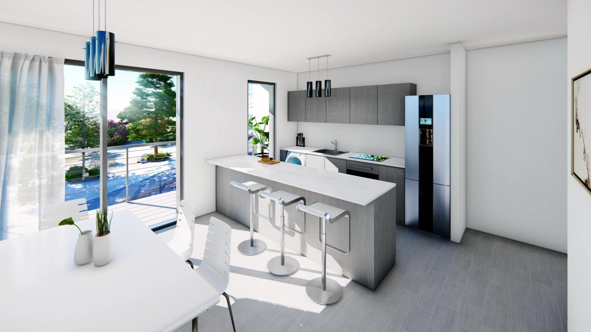 Комплекс в европейском стиле в районе Пафоса, Кипр