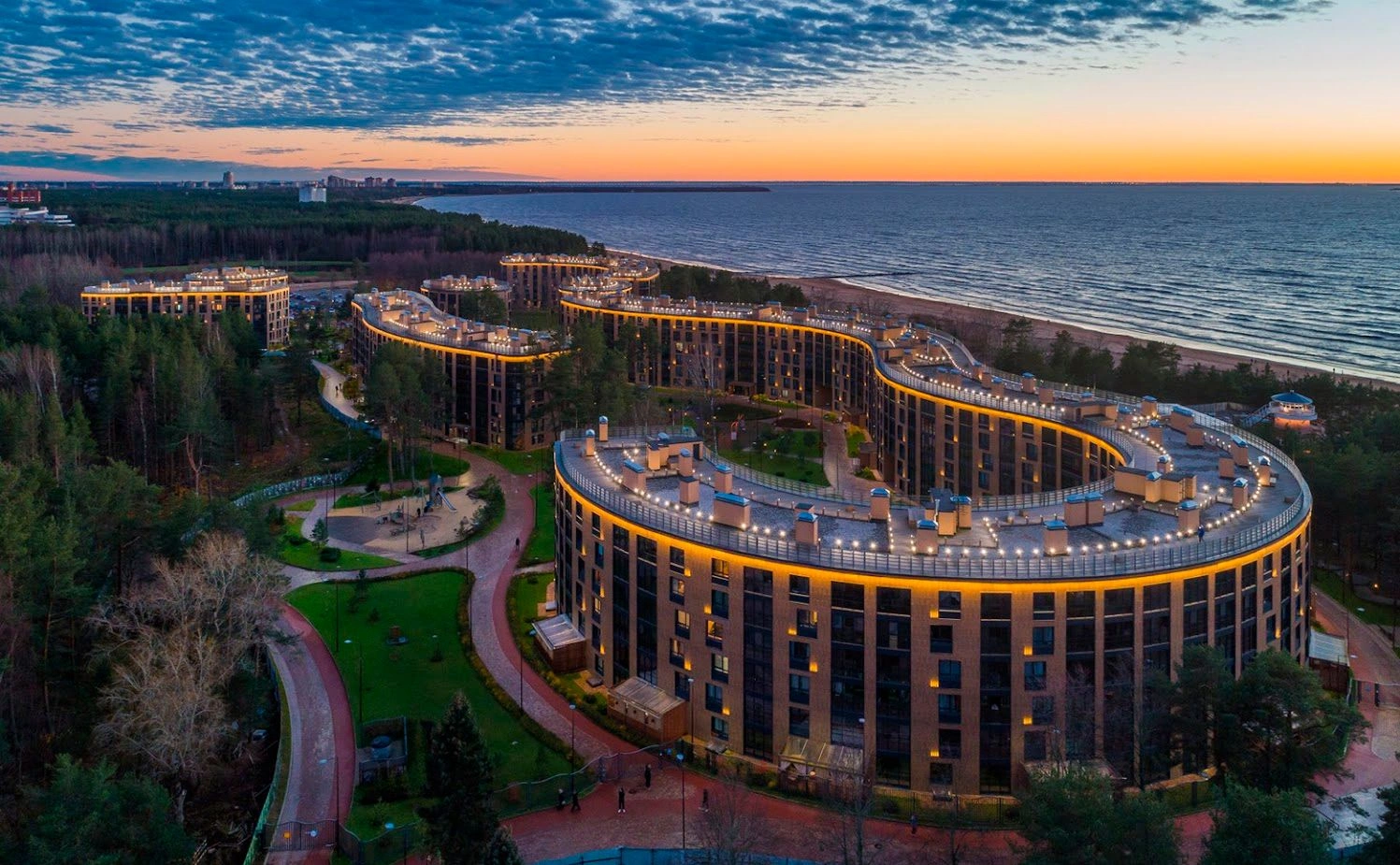 A residential complex on the territory of former sanatorium