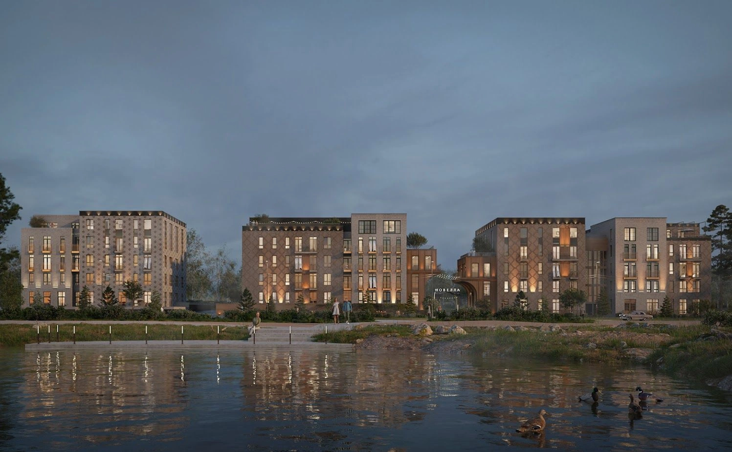 Residential complex in unique concept