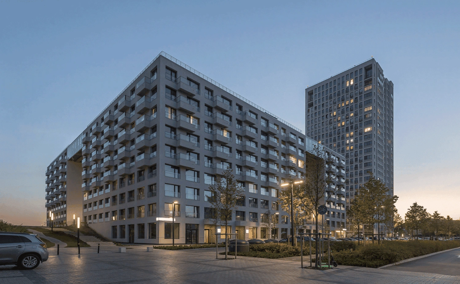 Жилой комплекс в Октябрьском районе