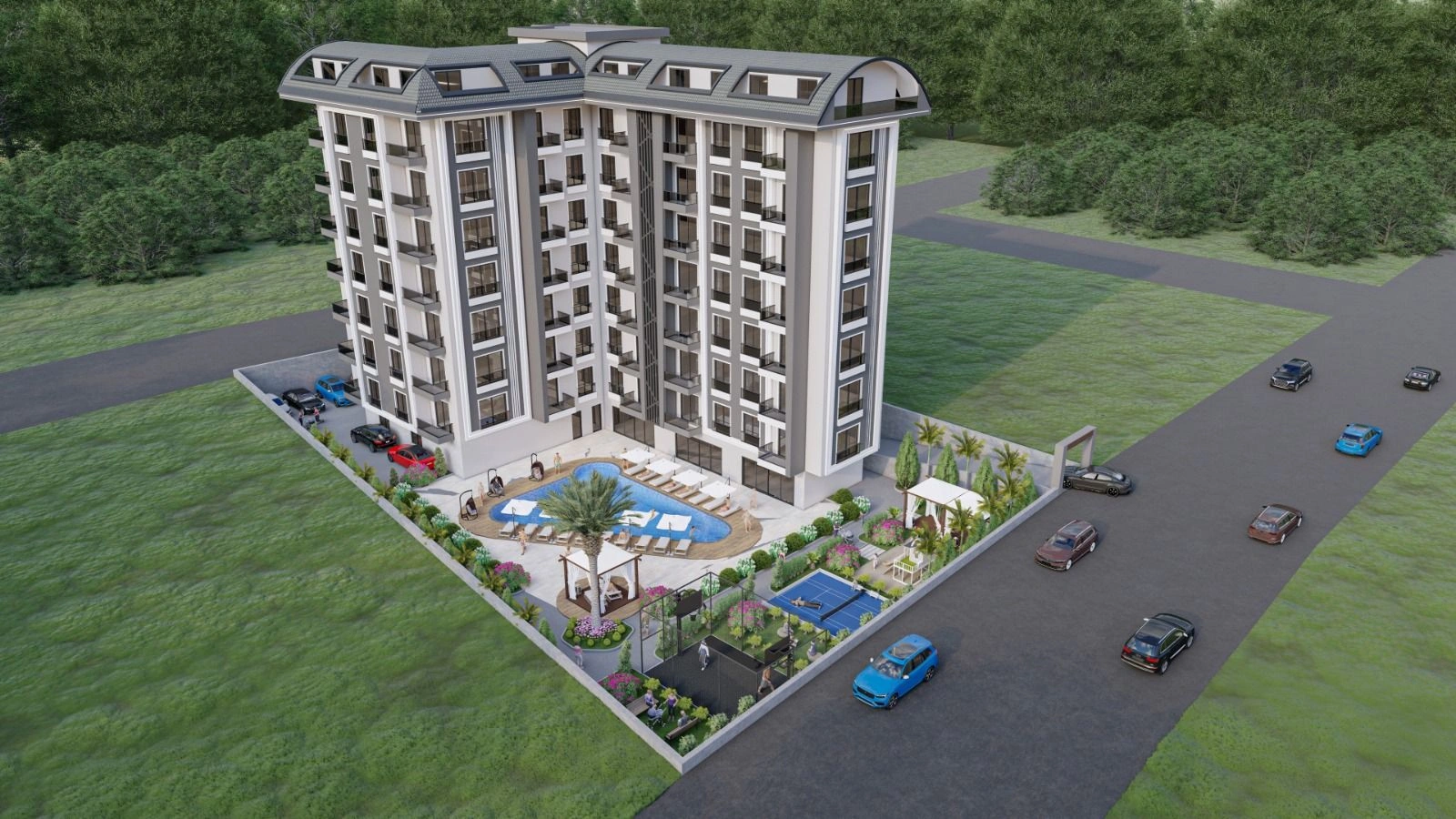 Роскошный жилой комплекс в районе Авсаллара в Алании