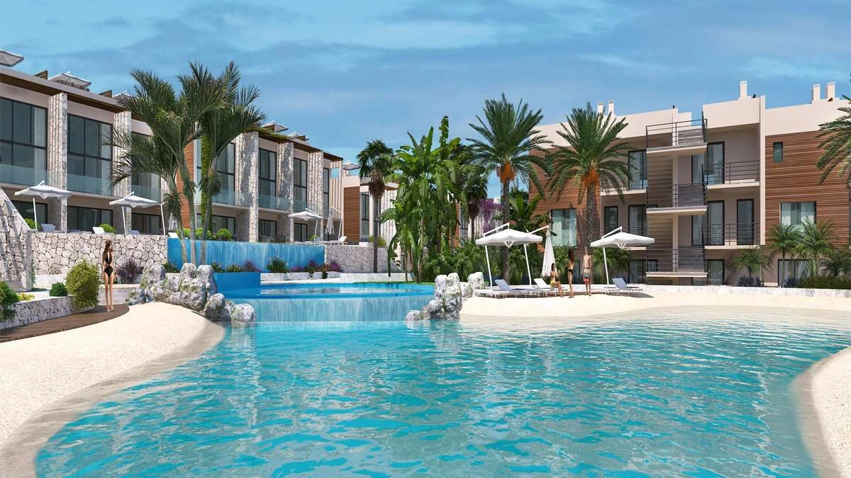 Современный проект в районе Эсентепе на Северном Кипре