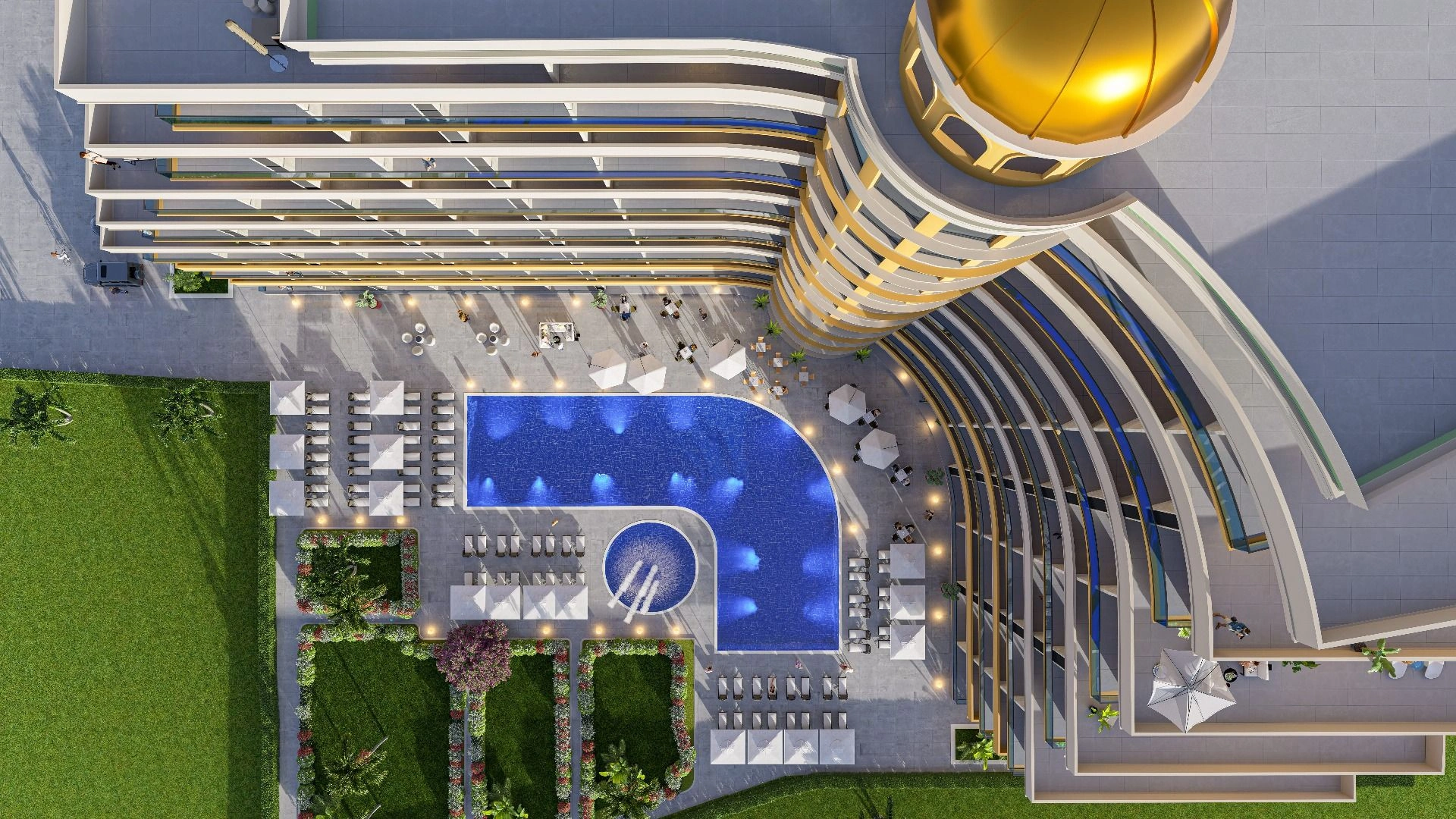 Роскошный жилой комплекс в 200 метрах от пляжа