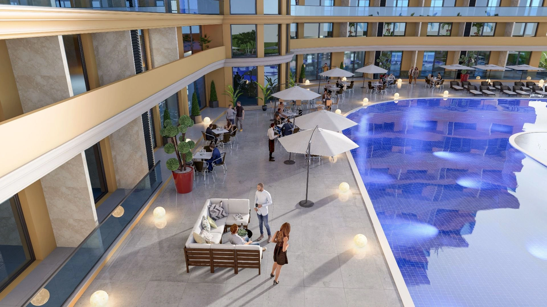 Роскошный жилой комплекс в 200 метрах от пляжа