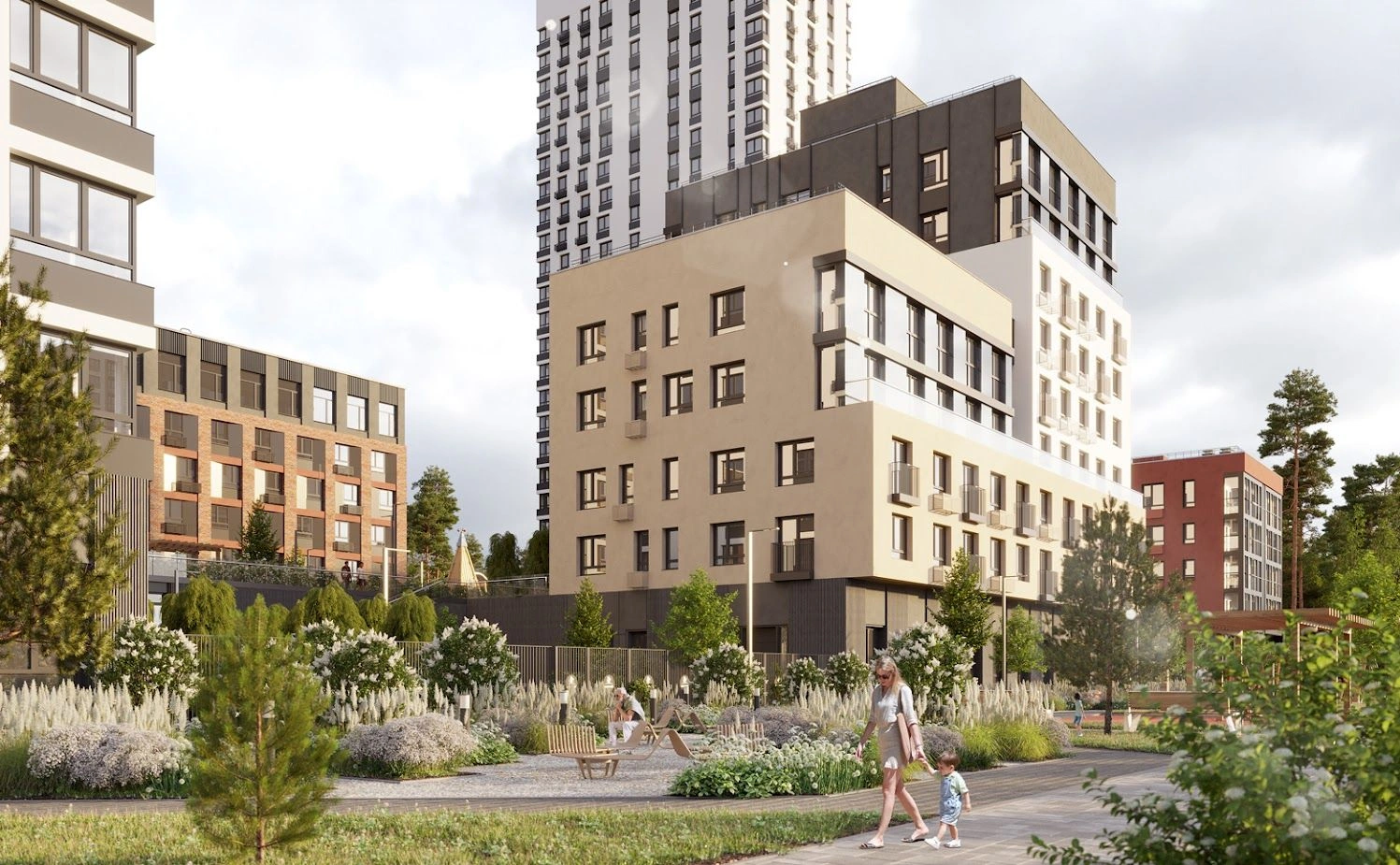 Современный жилой комплекс для семей в Верх-Исетском районе