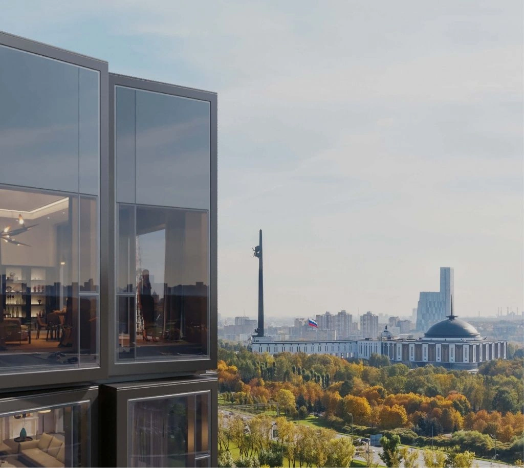 Multifunctional complex in Kutuzovsky Prospekt of Moscow